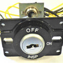 SWITCH, KEYED, MONITOR, INSPECTION, MARKED ON-OFF-INSP
