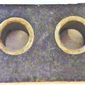BUMPER, RUBBER, STEEL INSERT(S), 1-1/4 W, 2-1/8 L OTIS # 320AB2