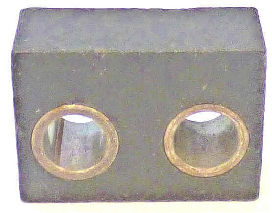 BUMPER, RUBBER, STEEL INSERT(S), 1-1/4 W, 2-1/8 L OTIS # 320AB2