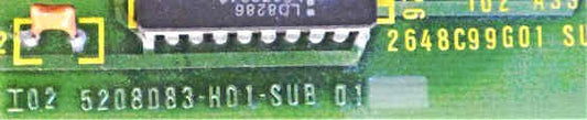BOARD, CIRCUIT, I02, WESTINGHOUSE # 5208D8H01 SUB 01 2648C99G01 SUB 3