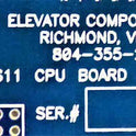BOARD, CIRCUIT, CPU, USED WITH OTIS 6850 SELECTOR MOD # S11 CPU REV E