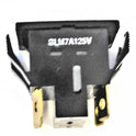 BUTTON, ILLUMINATED, MODULAR, PUSH IN, 125 VAC OSLO # SLM7A125V