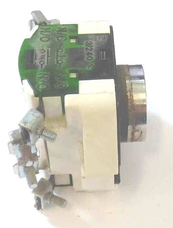 BUTTON, ALARM,  MODULAR, 24 VAC, FLAT SS PRESSEL WITH DOT NF # 3442