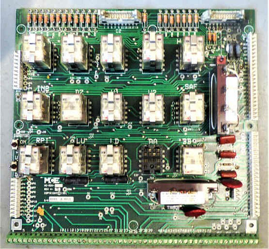 BOARD, CIRCUIT, RELAYS & TIMERS MCE # HC-RB4 REV 4-9