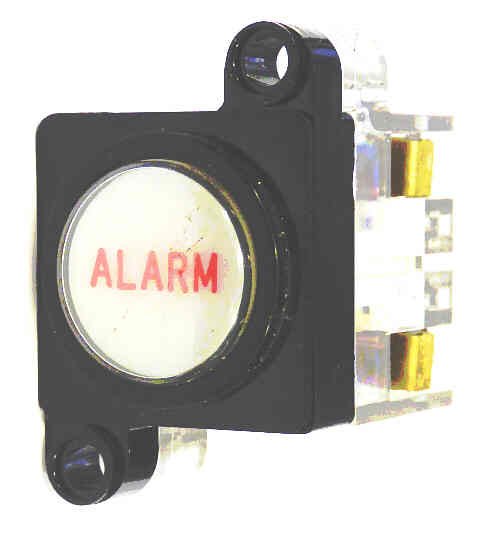BUTTON, COMPLETE, ALARM, 24V LED  ADAMS # ASA452A-CL-AL