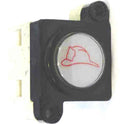 BUTTON, COMPLETE, FIRE HAT, 24 V, LED  ADAMS # ASA452A-CL-FH