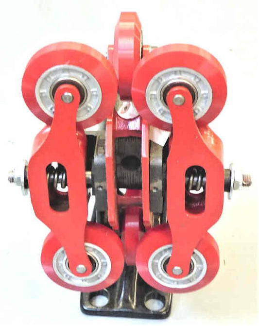 ASSEMBLY, ROLLER GUIDE, (6) 3.25, HEAVY DUTY RED ROLLERS, ELSCO MODEL C