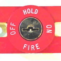 SWITCH. KEYED, FIRE SERVICE, CAR, ROUND BEZEL V7 FIXTURES, DOVER # 9715990