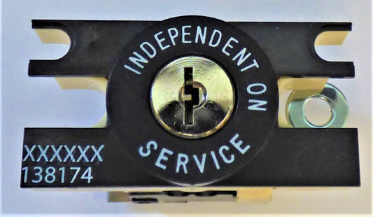 SWITCH. KEYED, INDEPENDENT, ROUND, HORIZONTAL V7 FIXTURES, DOVER # 9719775