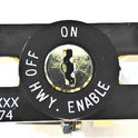 SWITCH. KEYED, HOISTWAY ACCESS, ROUND BEZEL V7 FIXTURES, DOVER # 9736761