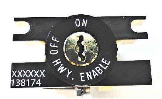 SWITCH. KEYED, HOISTWAY ACCESS, ROUND BEZEL V7 FIXTURES, DOVER # 9736761