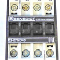 CONTACTOR, AUXILLIARY, 4 N.O., 110/120 VAC, 10A BENEDIKT & JAGER # K3-07ND40-110