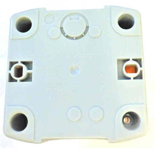 SWITCH, PUSH TO STOP, TURN TO RUN, AS SHOWN