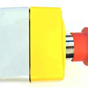 SWITCH, PUSH TO STOP, TURN TO RUN, AS SHOWN