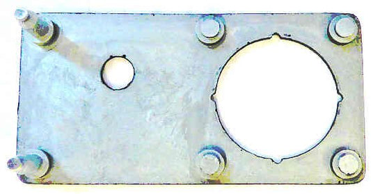 BEZEL, BUTTON WITH 1.5 SQ,  CUT OUT FOR BRAILLE MARKER, CAST METAL