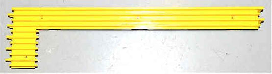 DEMARCATION, YELLOW, TOP RIGHT, SWE 9300 SCHINDLER # 5319902