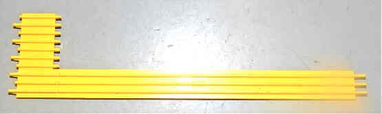 DEMARCATION, YELLOW, TOP LEFT,  SLIDE ON, SCHINDLER # SCS626403
