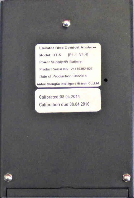 ANALYZER, RIDE COMFORT, MODEL DT-5, 9V BATTERY REQUIRED KONE