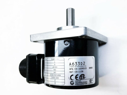 ENCODER, GEARLESS M/C, OTIS # A633D2, DYNAPAR PART # HA725025002X101