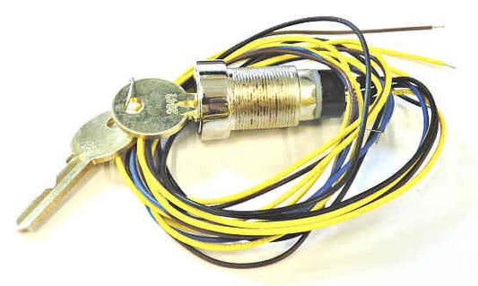 SWITCH, KEYED, FIRE SERVICE 2 POSITION, KEY OUT AT 12 WITH (2) 2642 KEYS