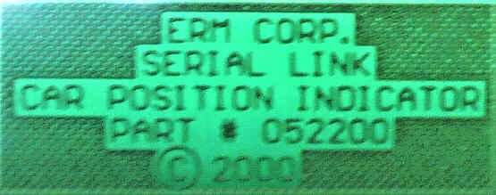 BOARD, CIRCUIT, CAR DIGITAL POSITION, (2) 2 MODULES ERM # 052200