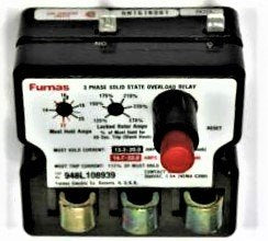 RELAY, OVERLOAD, SOLID STATE 3 PHASE, 22 AMP,  FURNAS # 948L108939