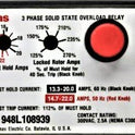 RELAY, OVERLOAD, SOLID STATE 3 PHASE, 22 AMP,  FURNAS # 948L108939