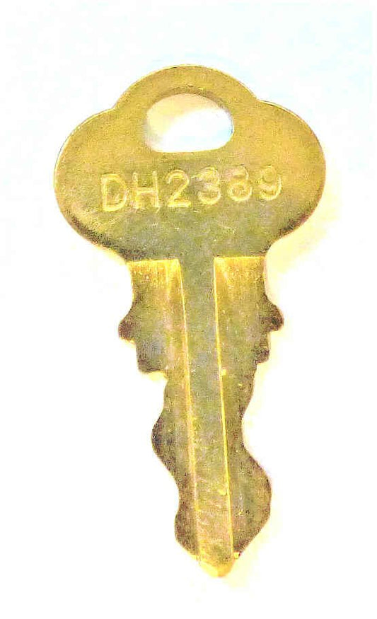 KEY, CHICAGO, USED ON KEYED SWITCHES MARKED H2389 DOVER # 9703196