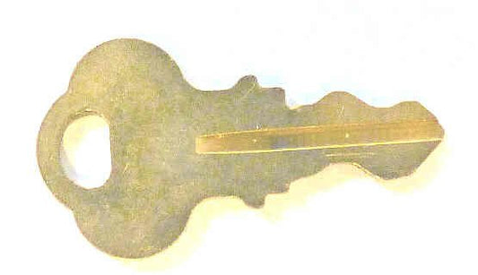 KEY, CHICAGO, USED ON KEYED SWITCHES MARKED H2389 DOVER # 9703196