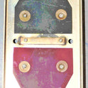 LANTERN, HALL, DIRECTION ARROWS, RED & GREEN, SS FACEPLATE 4.25  x 10