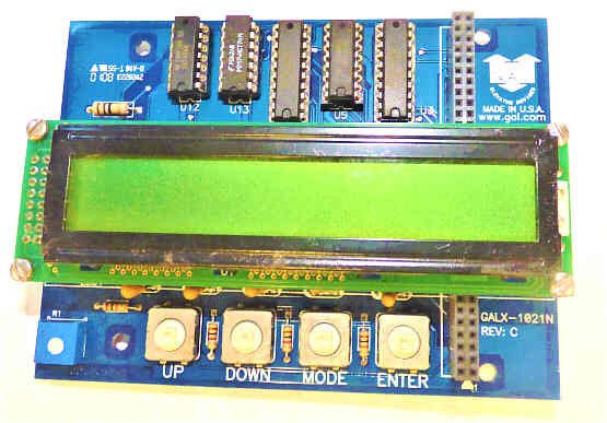 BOARD, CIRCUIT, GALAXY. LCD DISPLAY GAL # GALX-1021N