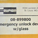 DEVICE, EMERGENCY UNLOCKING, COURION # 08-899800