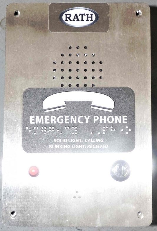 ASSEMBLY, PHONE, RATH S.S. SURFACE MOUNT, COMPLETE AS SHOWN # 2400-805SS