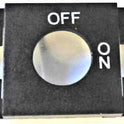BEZEL, KEYED SWITCH, SQUARE, HORIZONTAL, BLACK, MARKED ON/OFF DOVER # 9822630