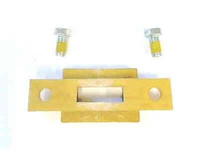SHOE, GUIDE, GATE, USE WITH (2) THREADLOCKER BOLTS PROVIDED PEELLE # 0232