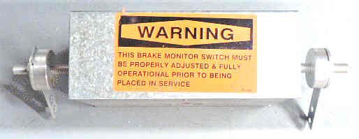 MONITOR, BRAKE, 2A @ 230 VAC, 1A @ 230 VDC HOLLISTER WHITNEY # 102-075