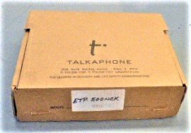 PHONE, ASSEMBLY, TALKAPHONE S.S. SURFACE MOUNT, COMPLETE AS SHOWN # ETP-500NCK
