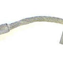 CONNECTOR, BRAIDED COPPER WIRE, 6 LONG, U/W BRAKE CONTACT, OTIS #104485