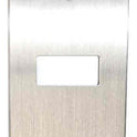 PLATE, COVER, HALL, SINGLE, STAINLESS STEEL, OTIS # AAA147NX2-SS4