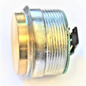 BUTTON, FLAT PROJECTING, 24V, BRASS FINISH, WHITE LED, OTIS #AAA23500CH37