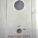 PLATE, COVER, HALL, SS, TERMINAL WITH FIRE SERVICE OTIS # 147JF SERIES