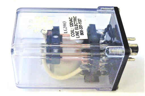 RELAY. 120 VAC. 2PDT, 8 PIN OCTAL LINE # LG3903