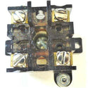 SWITCH, STOP, SS, KIEYED, ROUND HALO WITH AUXILLARY CONTACT ARMOR # 10411-01