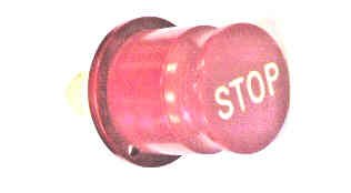 BARREL, RED, MARKED STOP, USED WITH G-B17 STOP SWITCH GAL # PB4-0009H