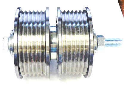 SHEAVE, DOUBLE, MRL, FLAT CABLE SCHINDER 2400 SERIES SCHINDLER # 51524045