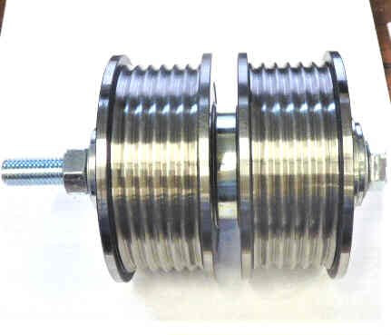 SHEAVE, DOUBLE, MRL, FLAT CABLE SCHINDER 2400 SERIES SCHINDLER # 51524045