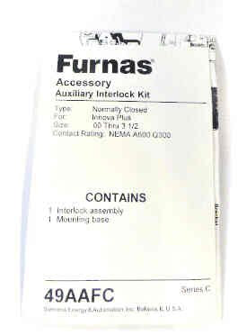 KIT, INTERLOCK, AUXILIARY, N.C., INNOVA PLUS 00-3.5 FURNAS # 49AAFC