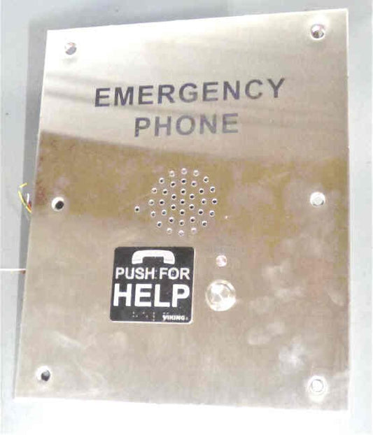 PHONE, EMERGENCY, SS FACEPLATE, ADA COMPLIANT VIKING # E-1600A-TP-EWP