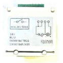 BUTTON, WHITE, BLANK WITH CONTACT BLOCK, HALO & RETAINER TKE # 9728533 & 989529