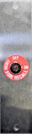 FIXTURE, SS, 8 X 2, FIRE SERVICE, WITH KEYS # FEOK1 SCHINDLER # 51513520